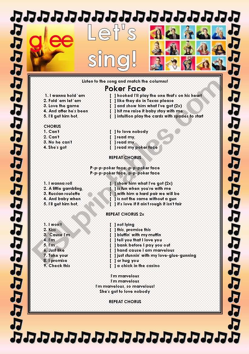 GLEE SERIES SONGS FOR CLASS! S01E20  THREE SONGS  FULLY EDITABLE WITH KEY!  PART 2/2