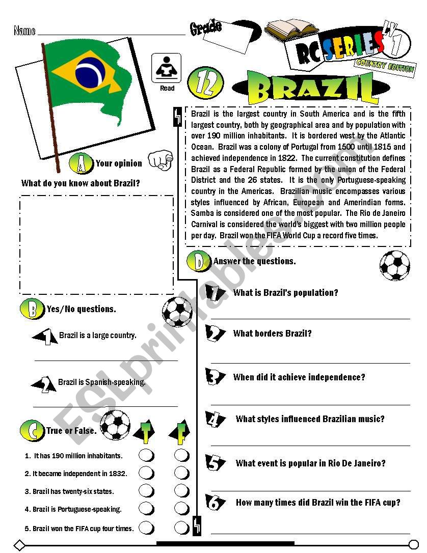 RC Series_Level 01_Country Edition 12 Brazil (Fully Editable + Key)