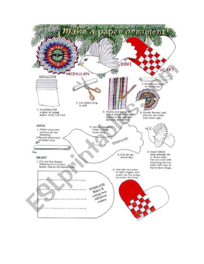 make your own holiday ornaments