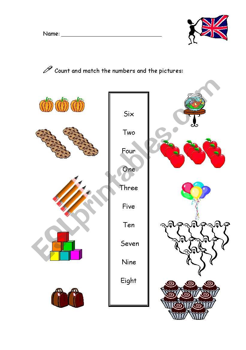 Numbers worksheet