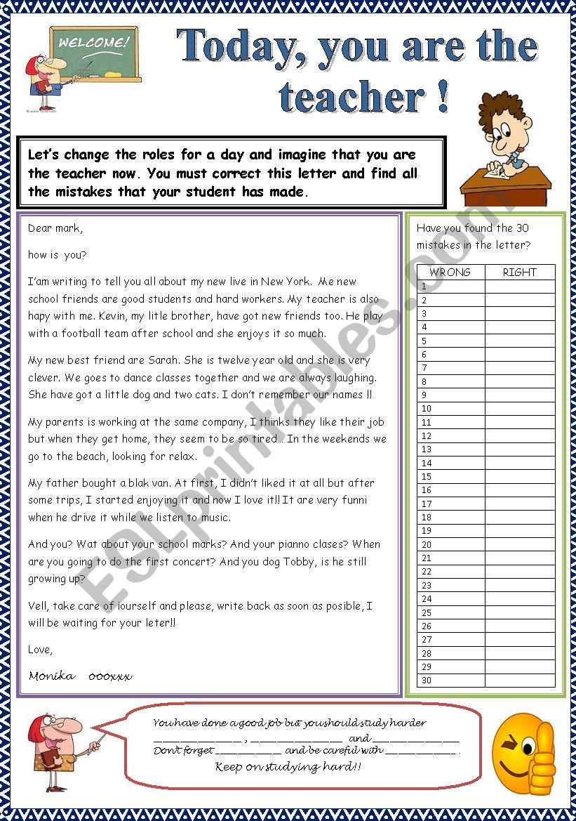 teachers worksheet website