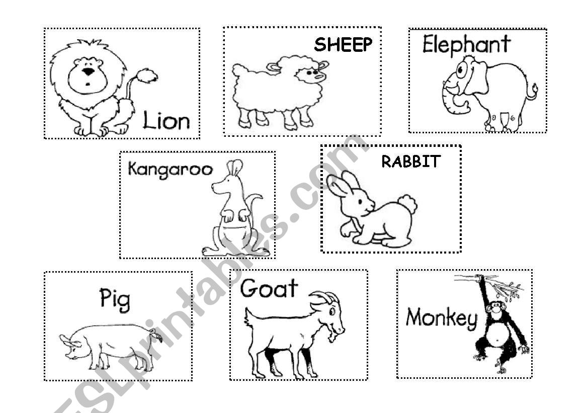 Farm animals worksheet