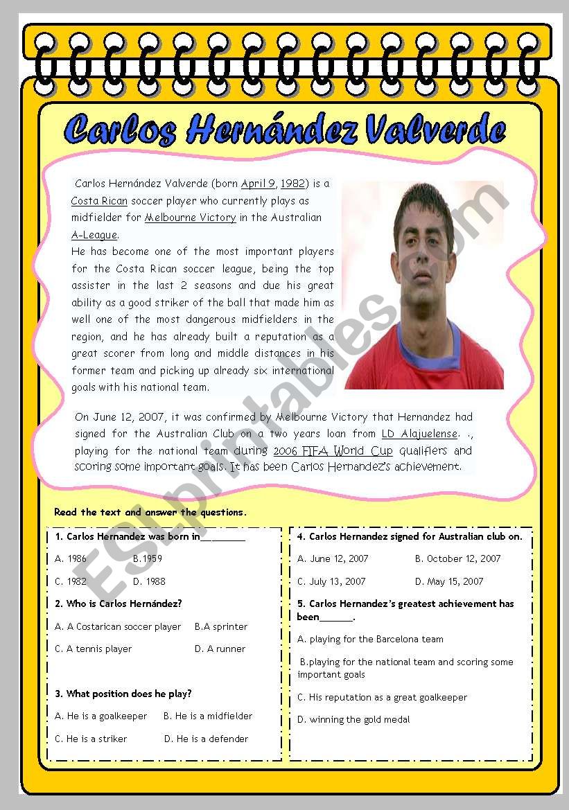 Carlos hernandez valverdes life and achievements