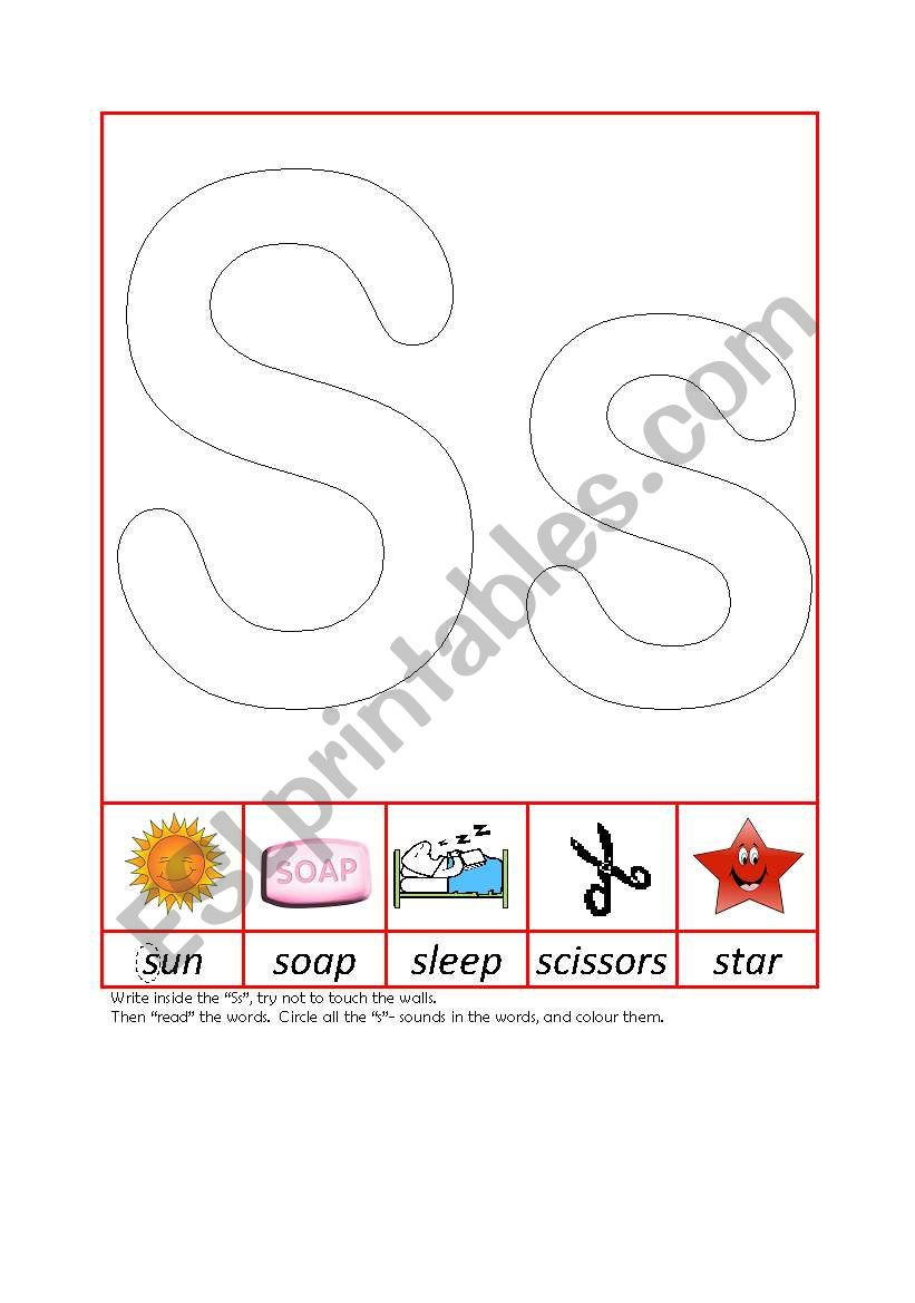 Phonic Recognition Ss worksheet