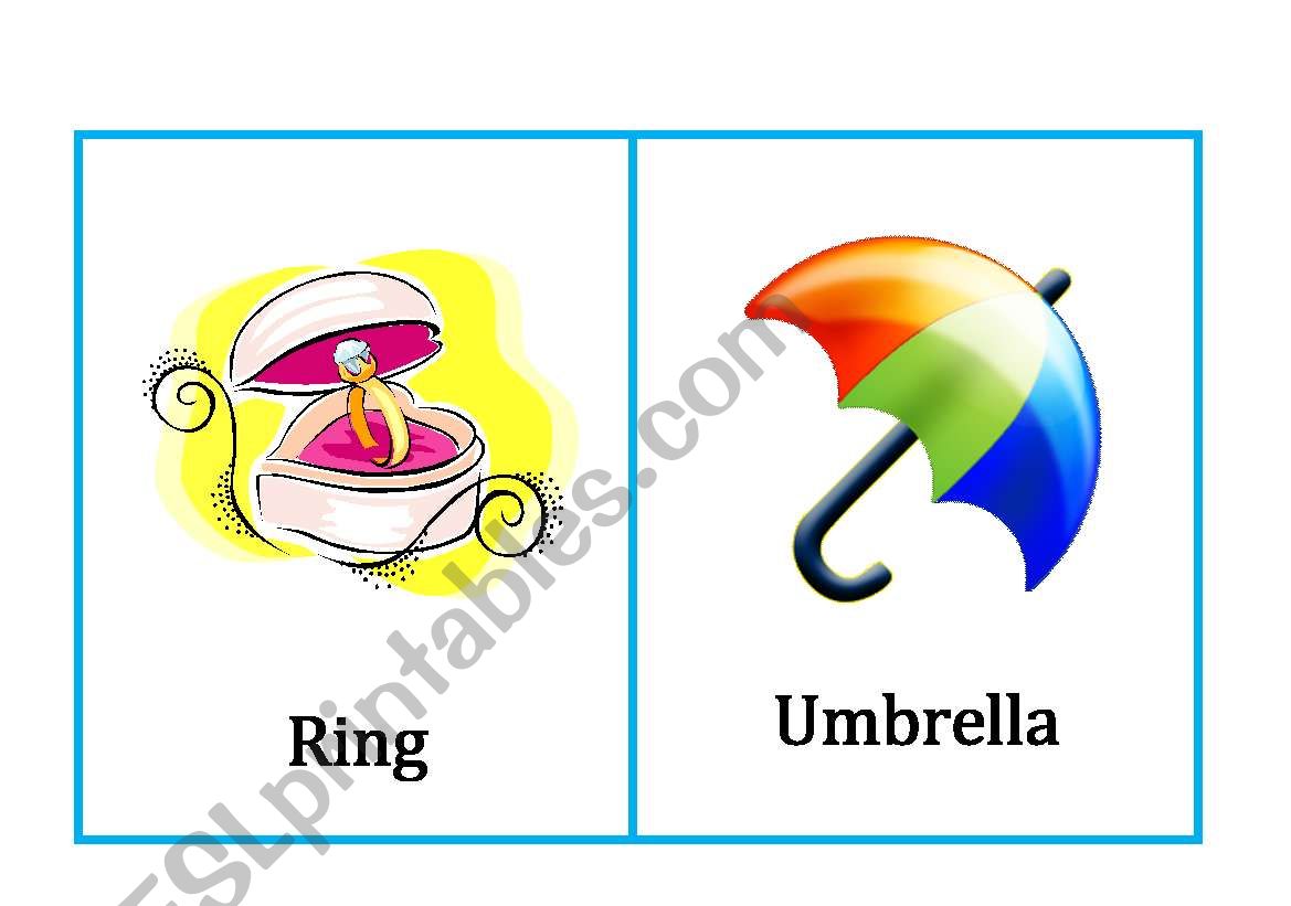 Flashcards (The ABC) for Wonderland A part 2/2