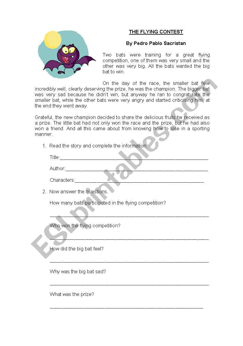 Story worksheet