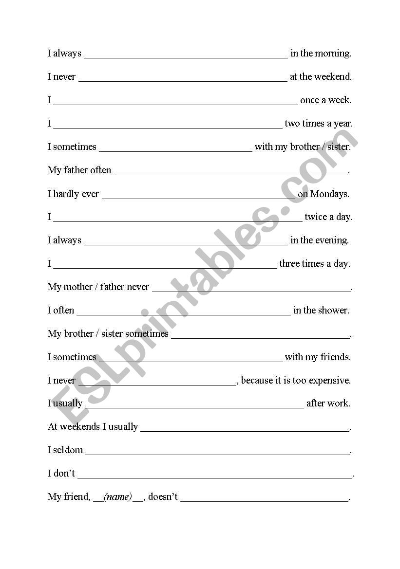 english-worksheets-i-always-in-the-morning-adverbs-of-frequency-sentence-completion