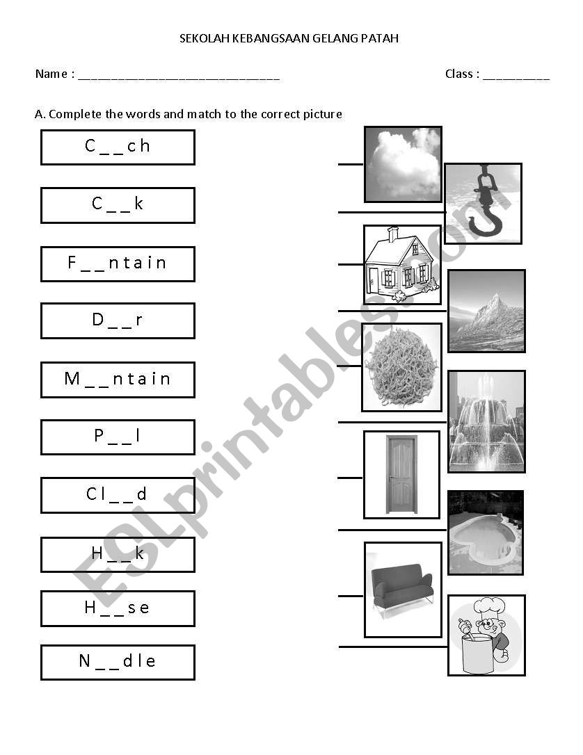 Words with oo and ou sound