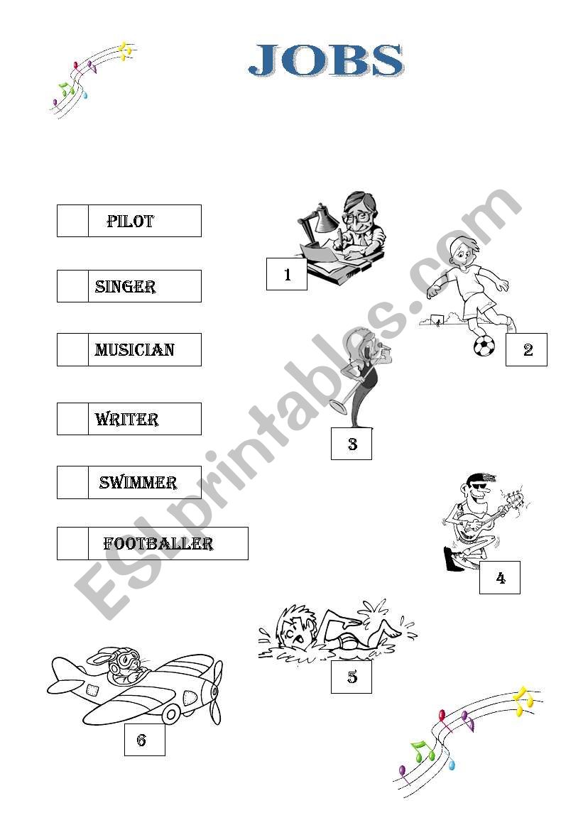 jobs worksheet