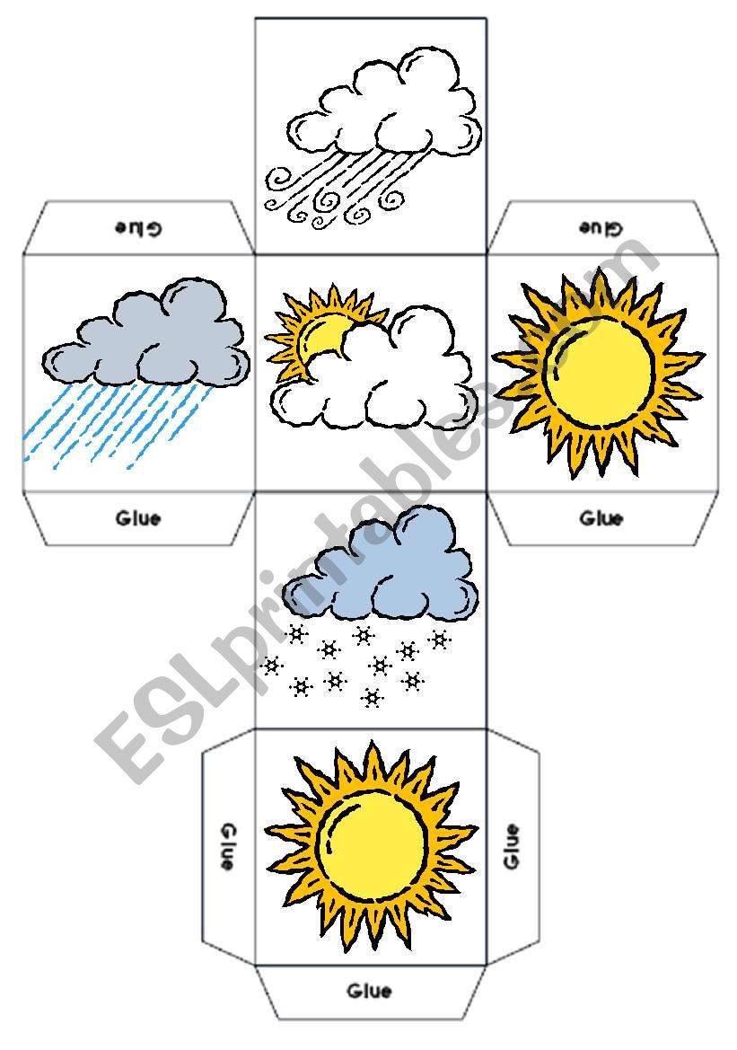 weather die worksheet