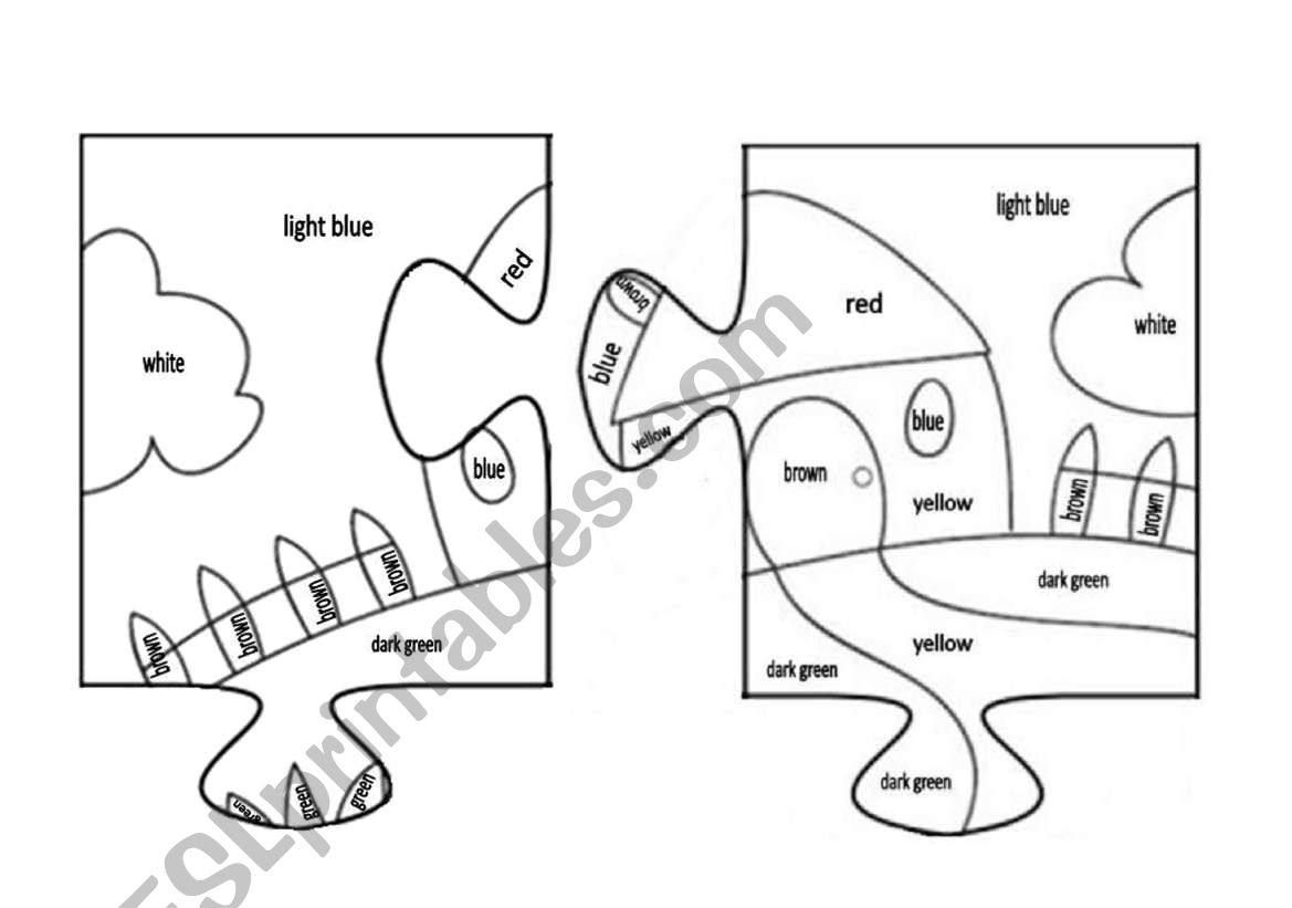 Big Easter Puzzle, part I. worksheet