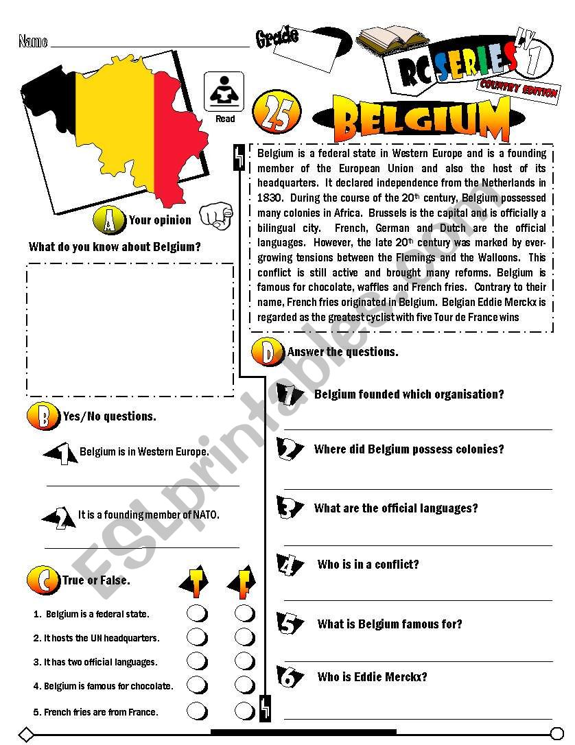 RC Series_Level 01_Country Edition 25 Belgium (Fully Editable + Key)