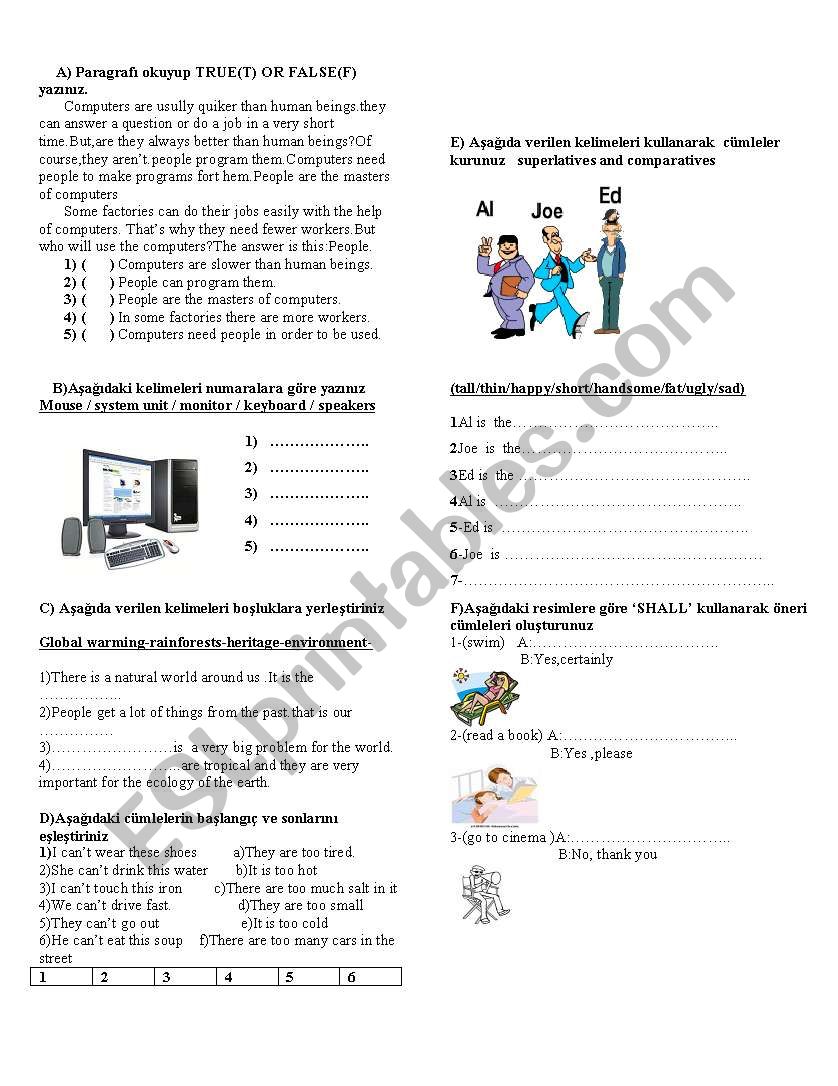 worksheet worksheet