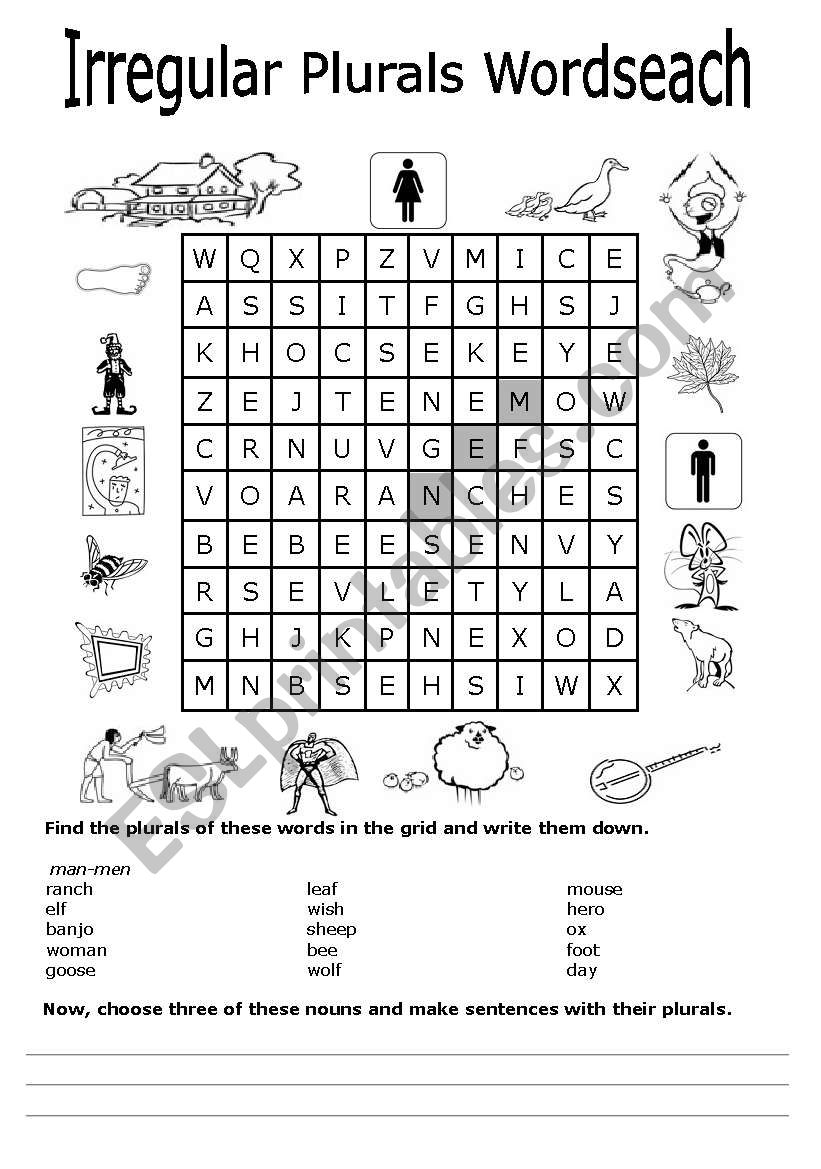 The Plural Of Nouns ESL Worksheet By Didade