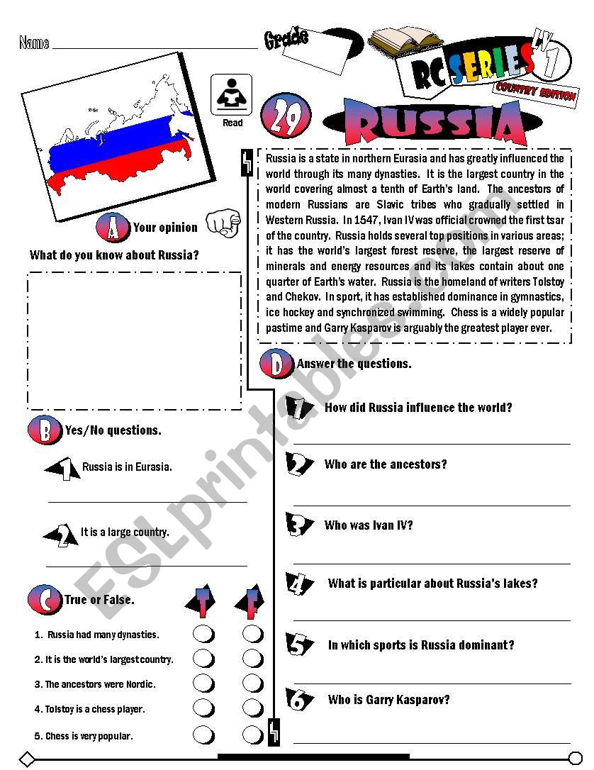 RC Series_Level 01_Country Edition 28 Russia (Fully Editable + Key)