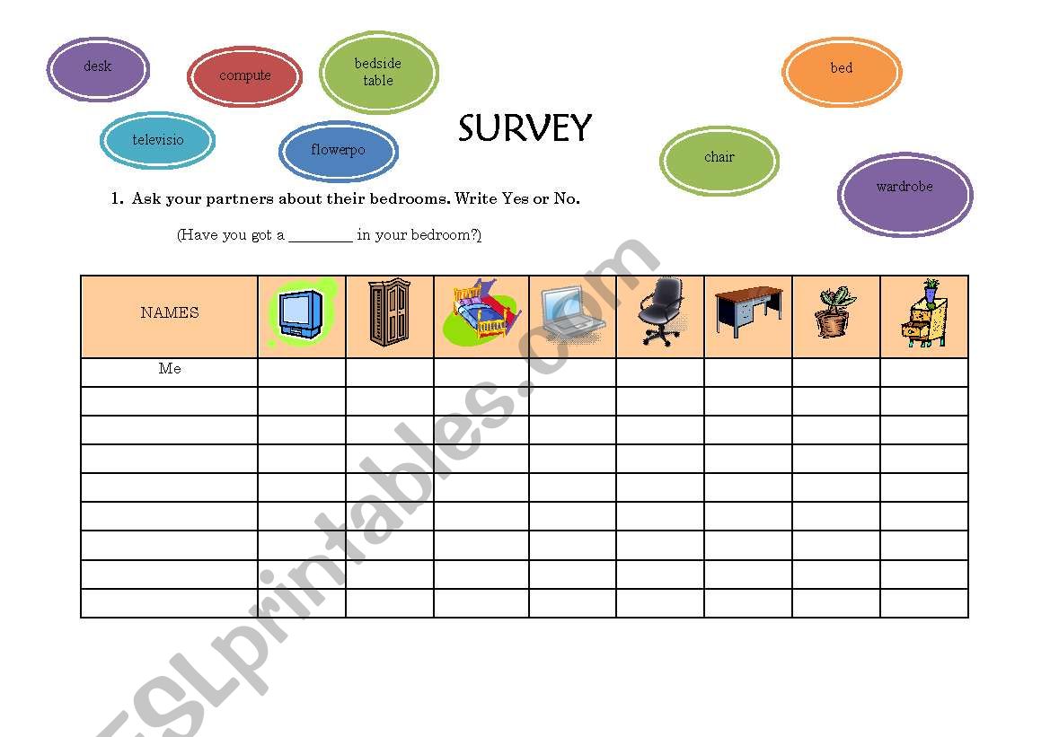 SURVEY! worksheet