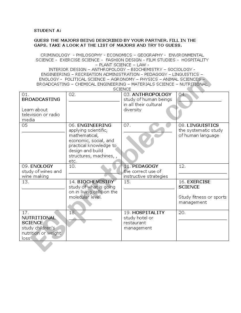 Interchange 3 unit 8 snapshot worksheet