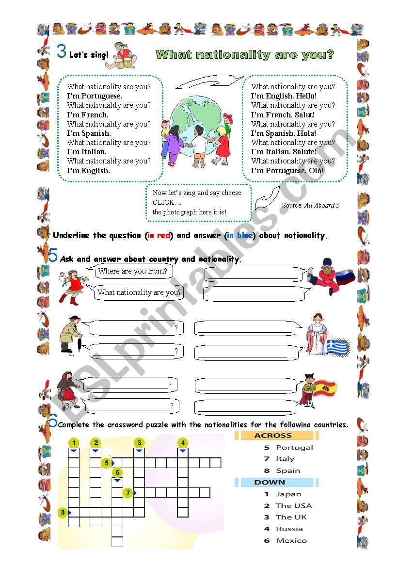 COUNTRIES AND NATIONALITIES Part 2