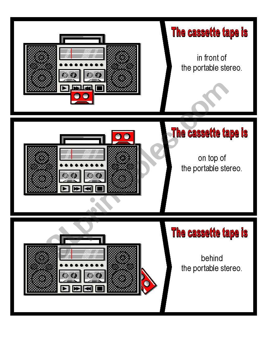 Where is the Cassette Tape Preposition Puzzle Cards and Memory Cards