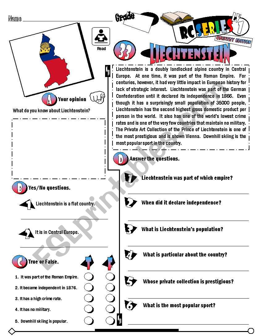 RC Series_Level 01_Country Edition 33 Liechtenstein (Fully Editbale + Key)