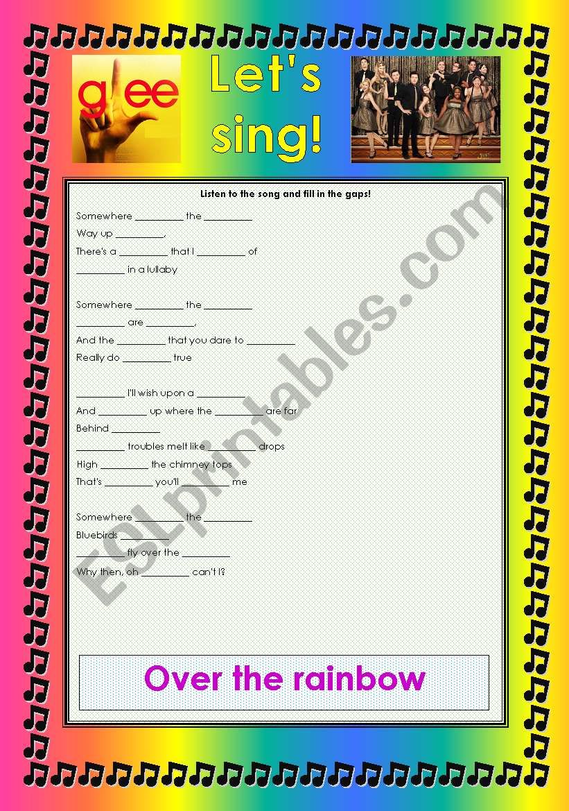 GLEE SERIES SONGS FOR CLASS! S01E22  ***SEASON FINALE***  THREE SONGS  FULLY EDITABLE WITH KEY!  PART 2/2