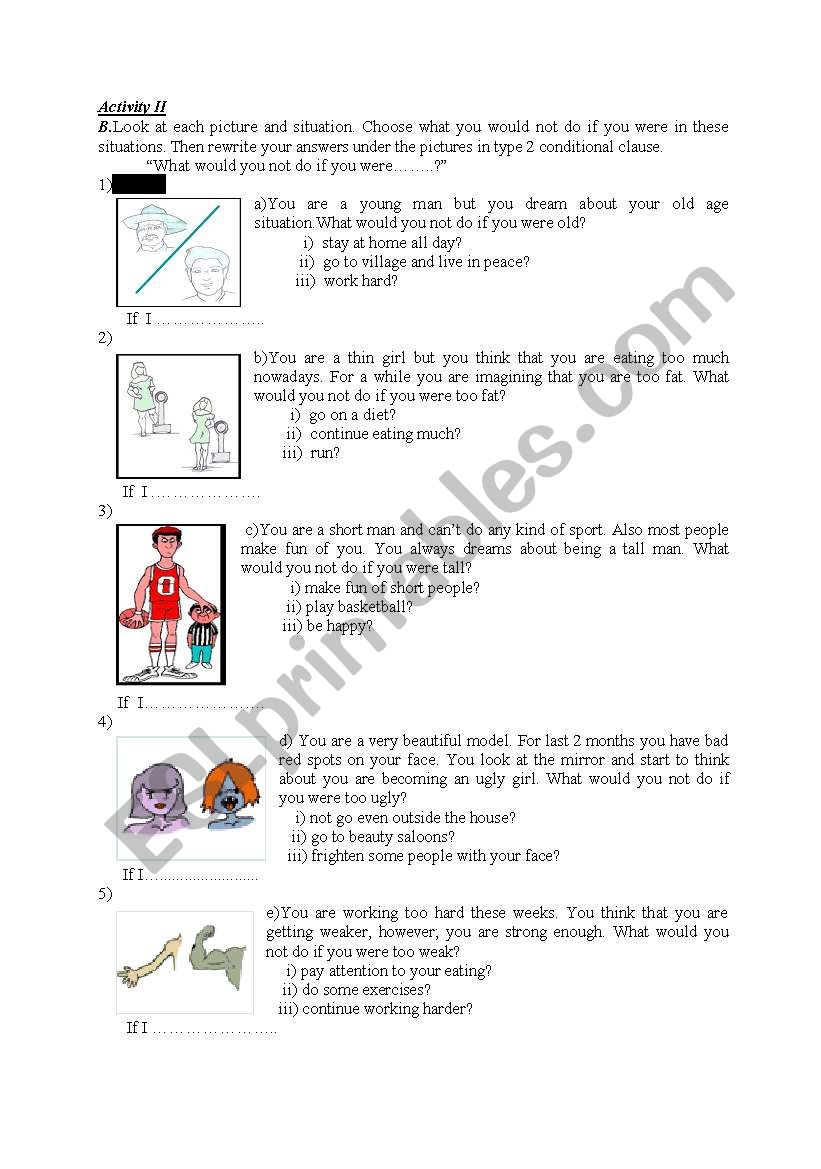 If conditional Type 2 worksheet