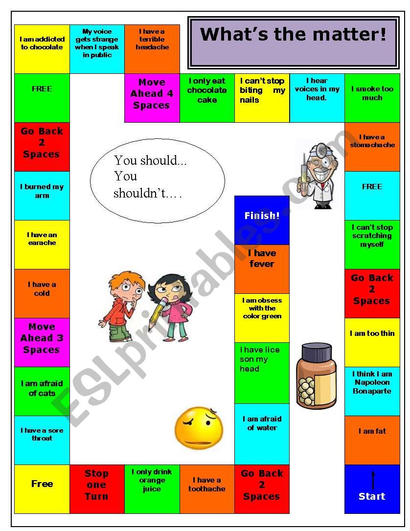 Should / ShouldnÂ´t / Health problems
