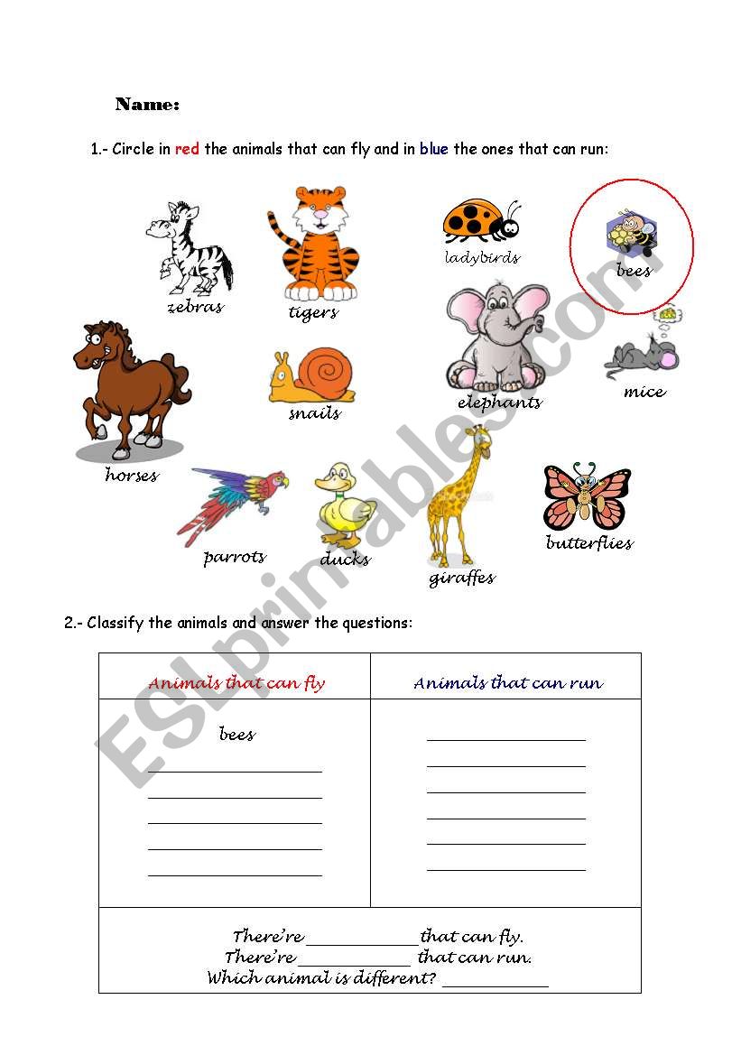 english-worksheets-animals-fly-run