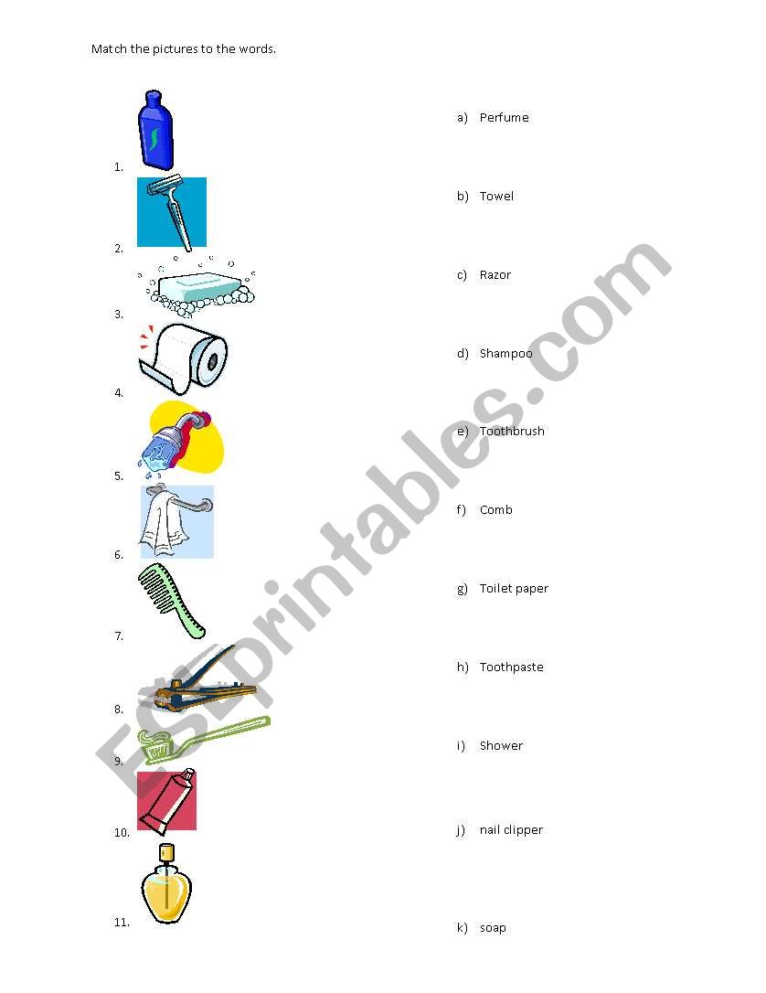 HYGIENE worksheet