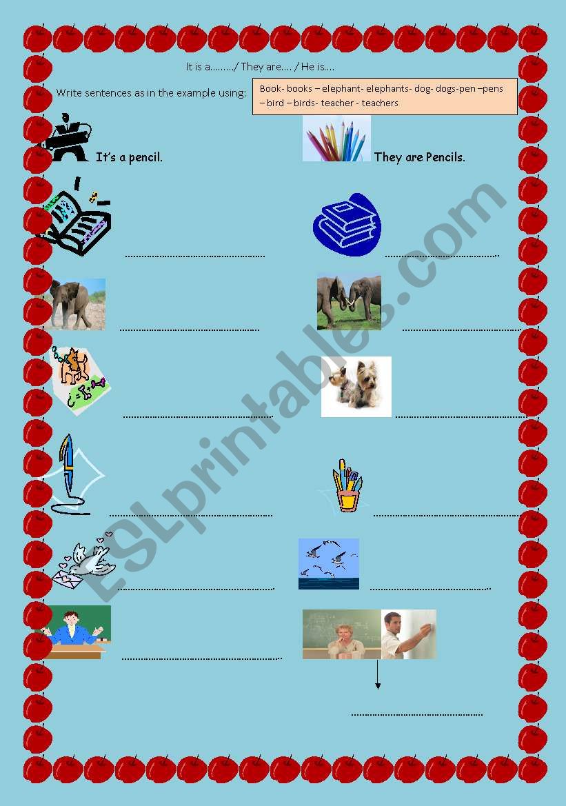 Personal pronouns , plural and verb to be