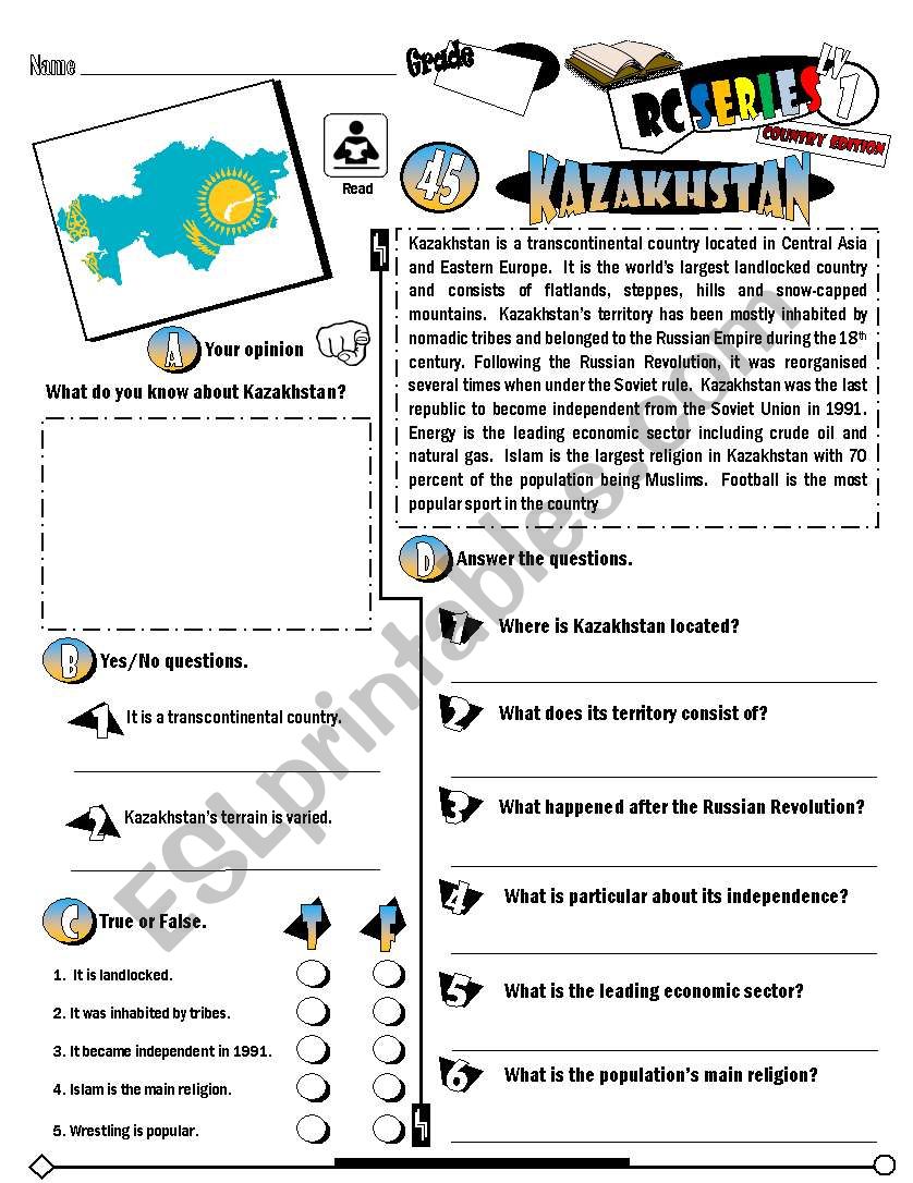 RC Series_Level 01_Country Edition 45 Kazakhstan (Fully Editable)