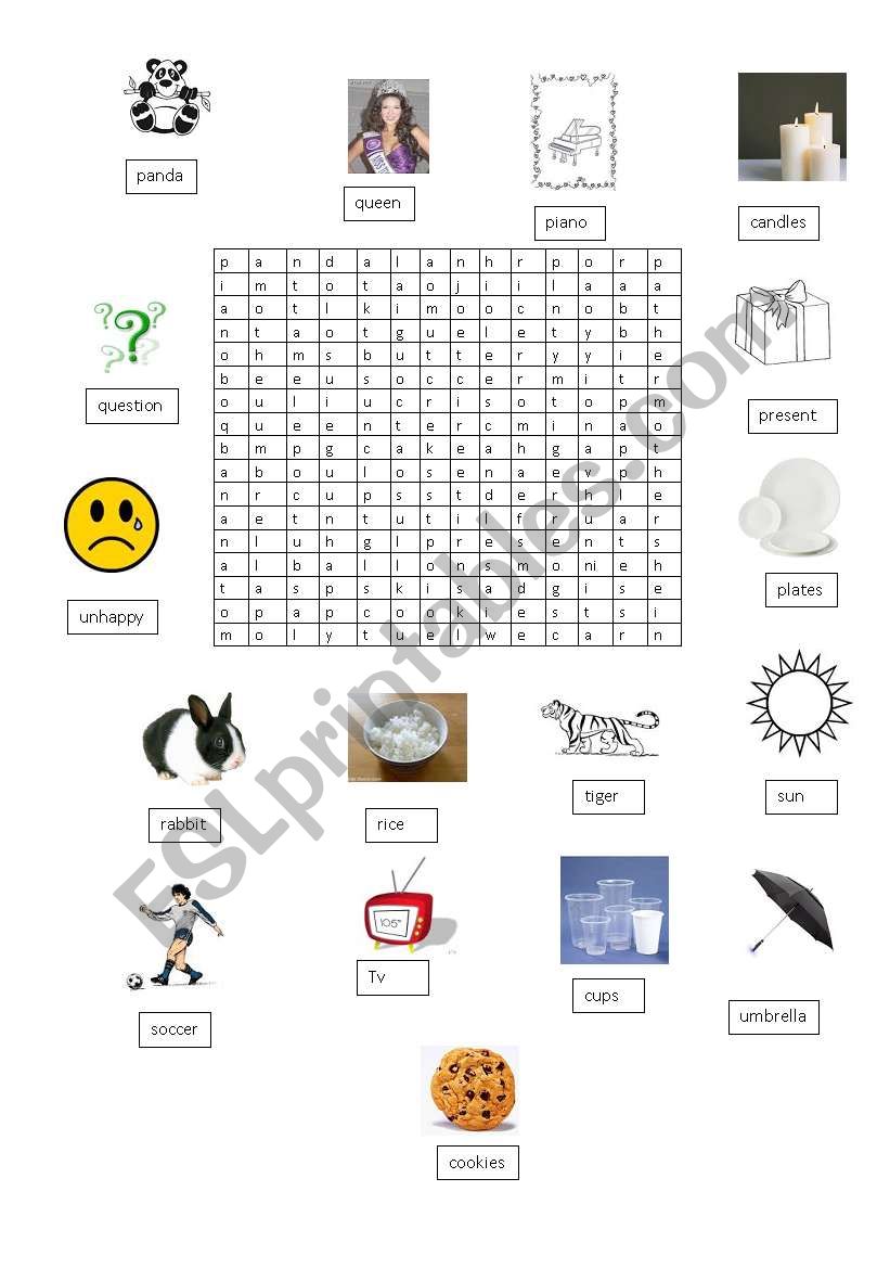 vocabulary worksheet