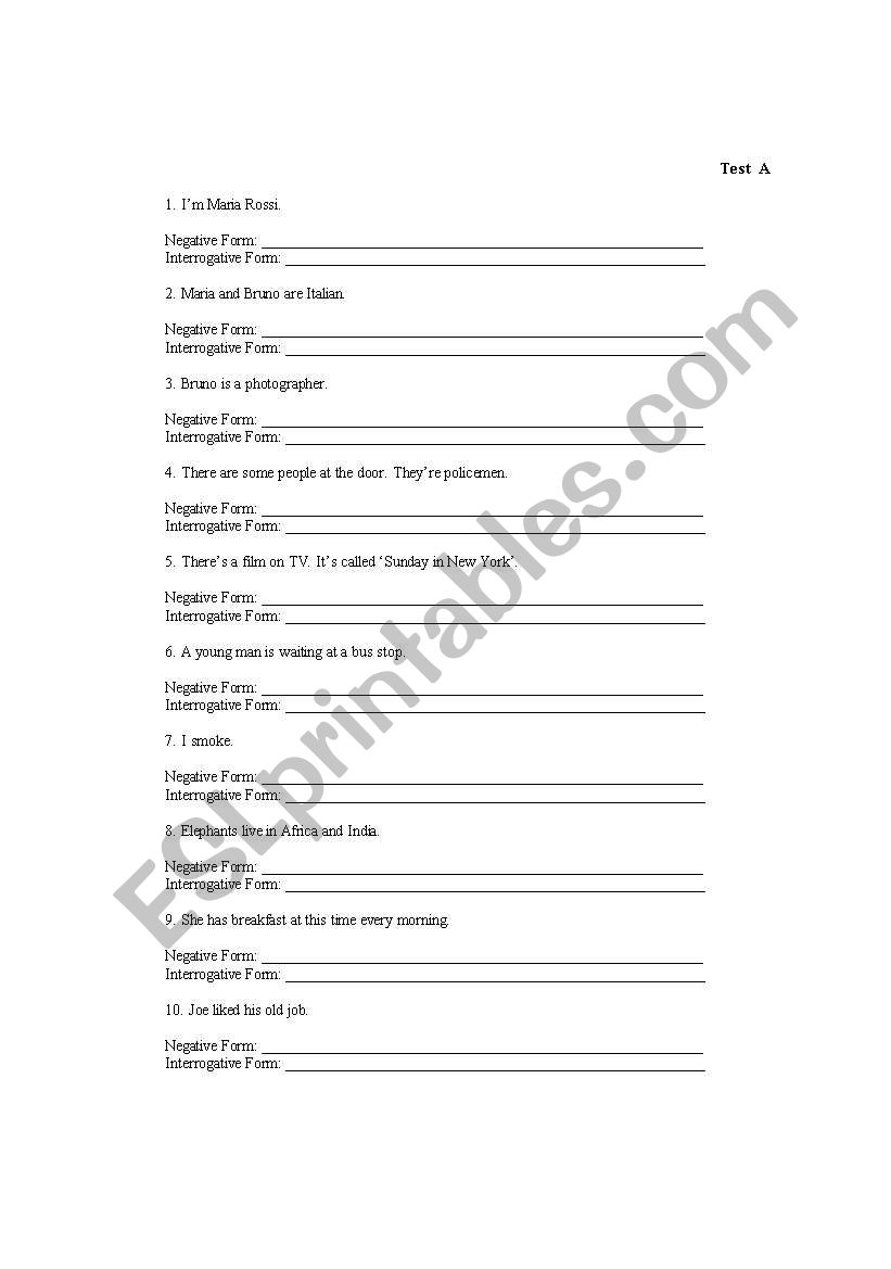 Worksheet worksheet