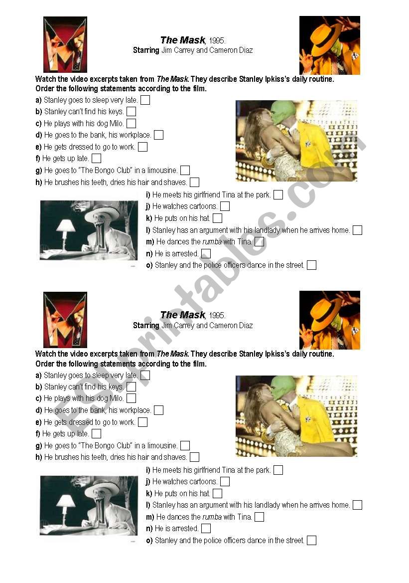 The Mask worksheet