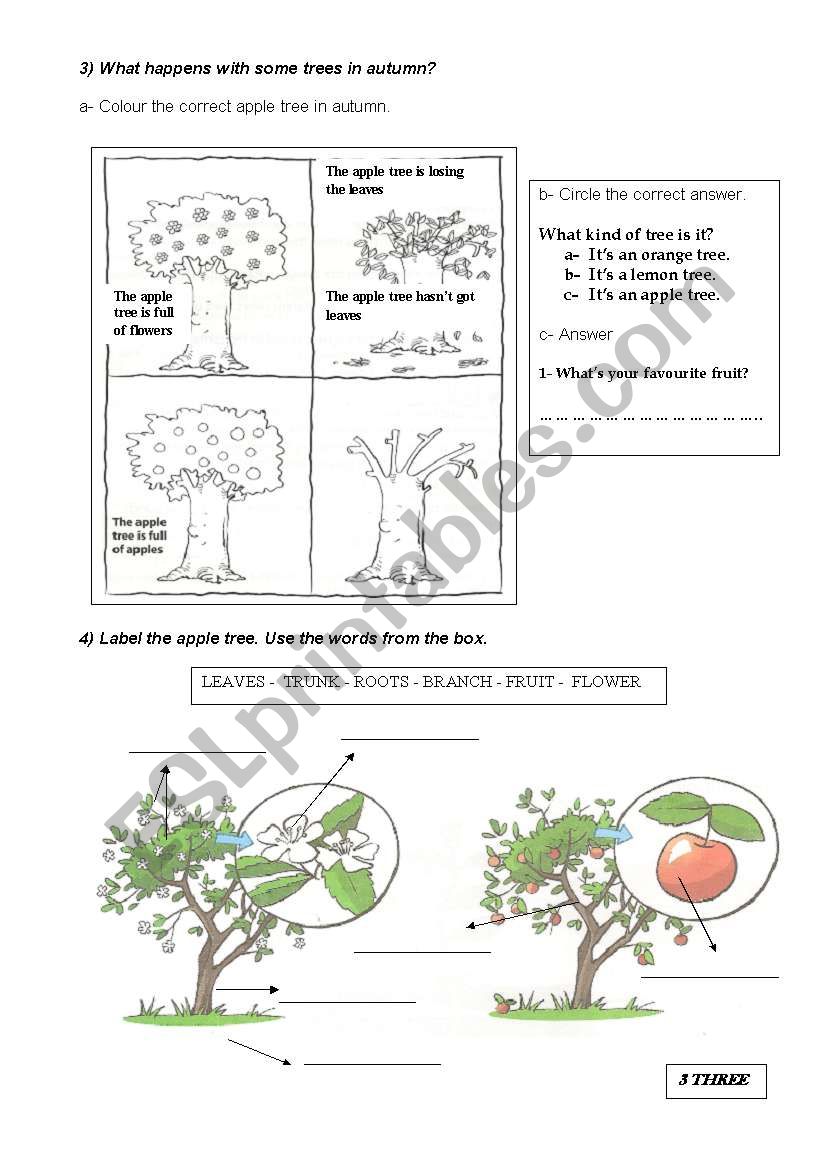 In Autumn Times Part 2 worksheet