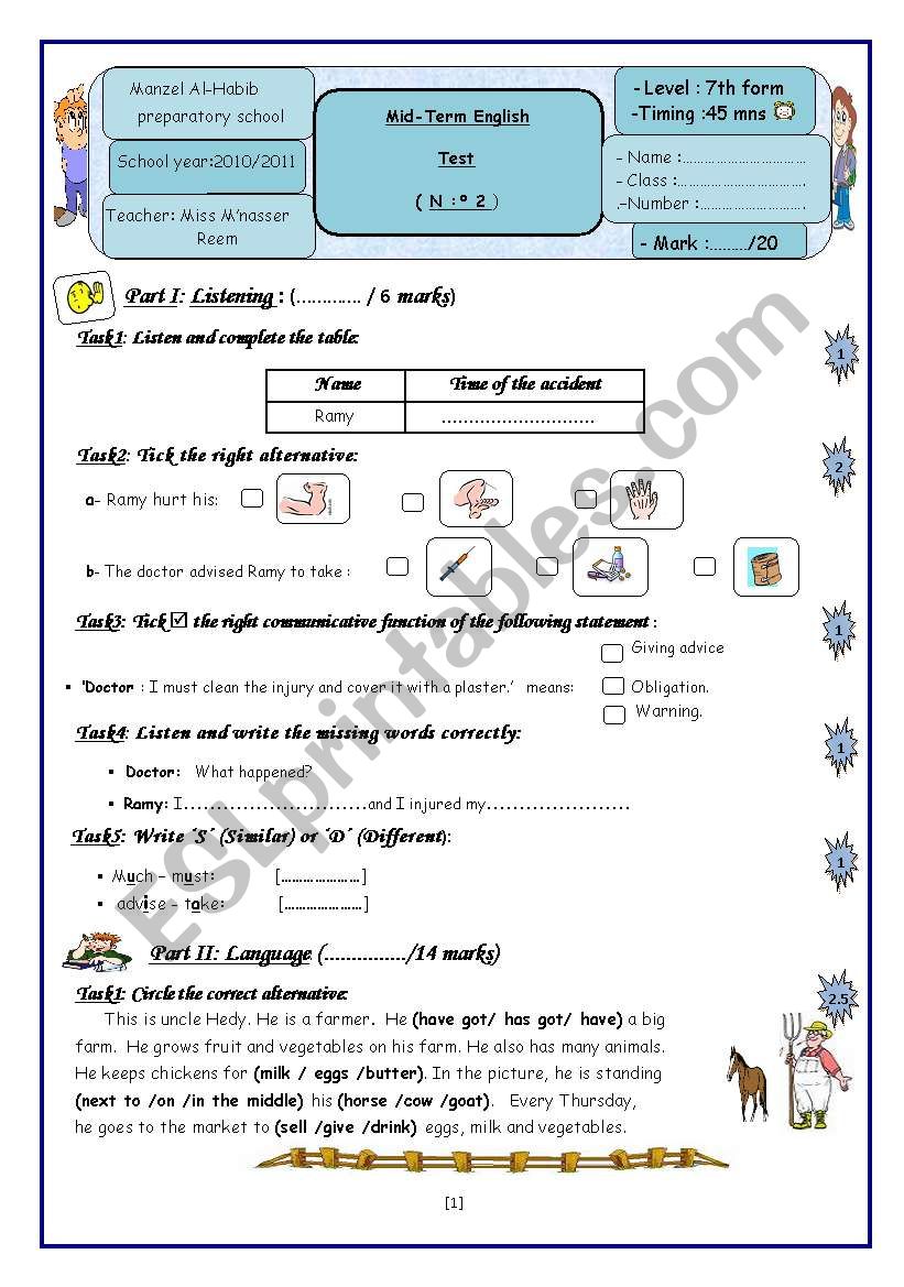 7Th Form DC 2 (Term 2) 2010-2011 (Part 1)