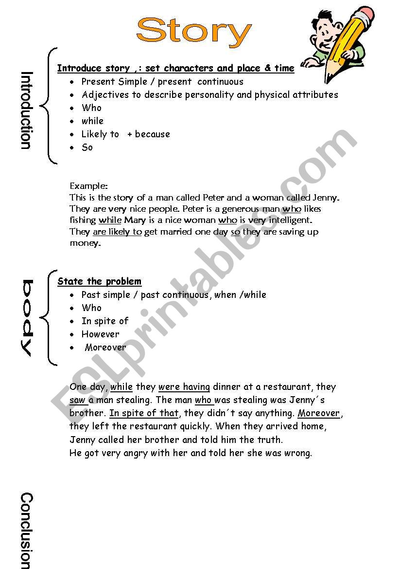 guided description to write or speak - part 3