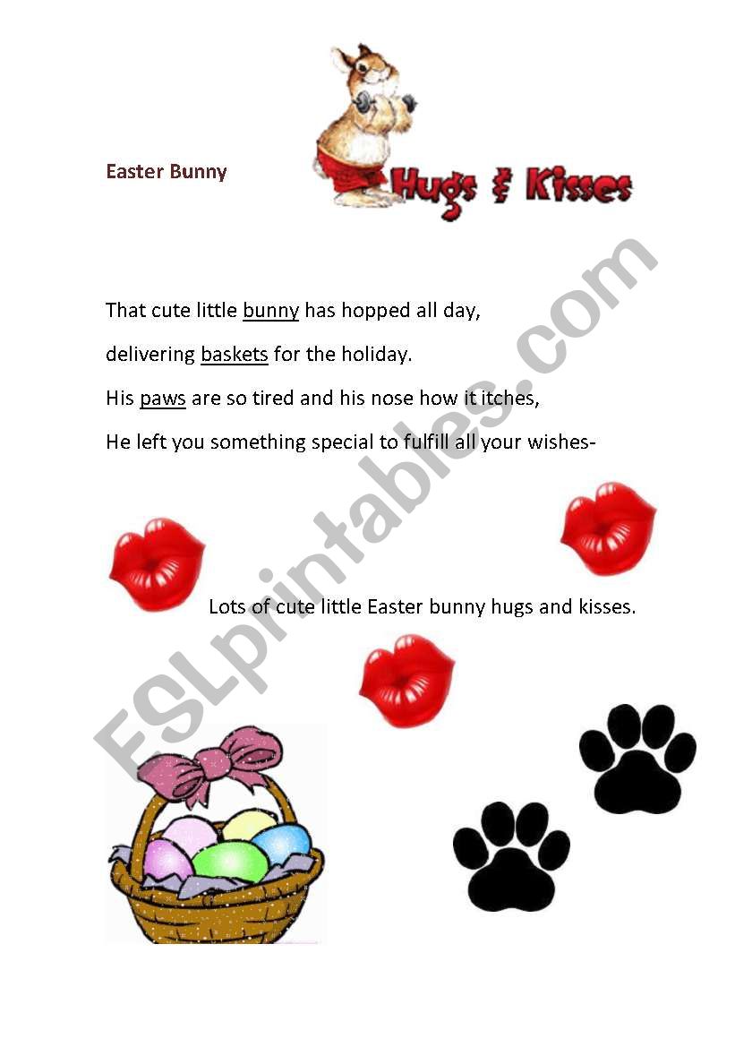 Easter Bunny worksheet