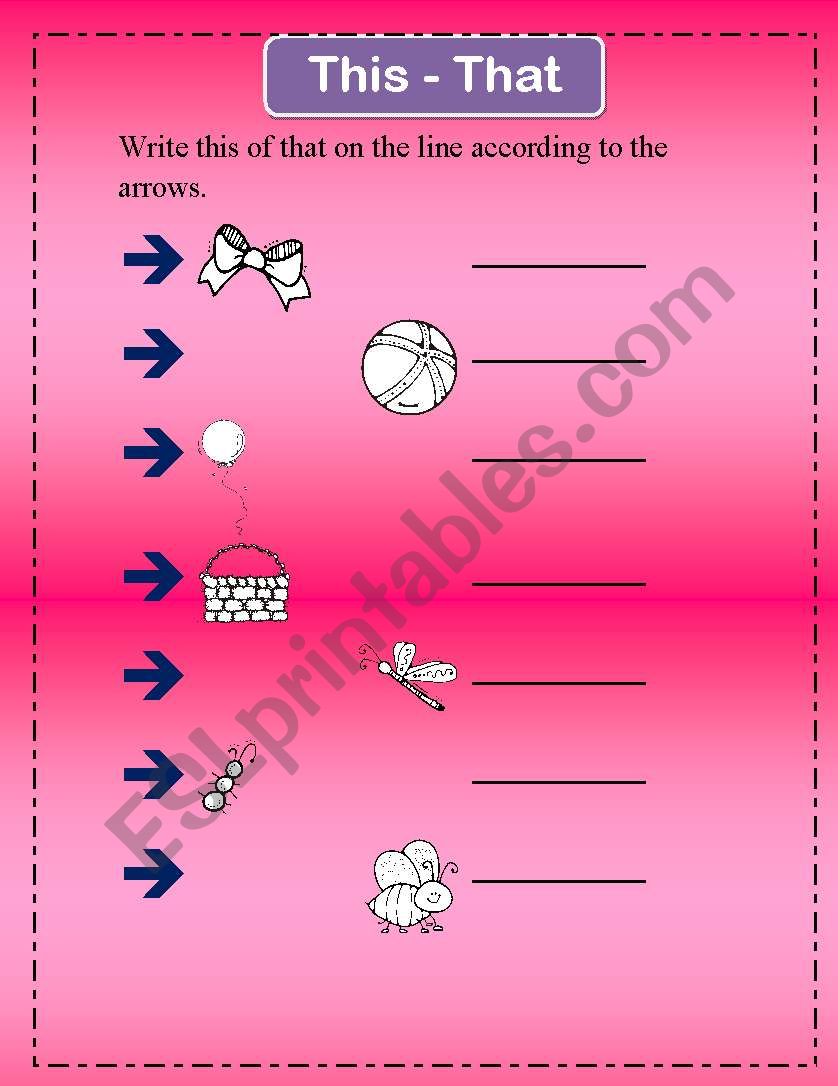 this that worksheet