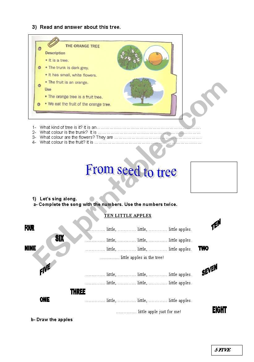 In Autumn Times Part 4 worksheet