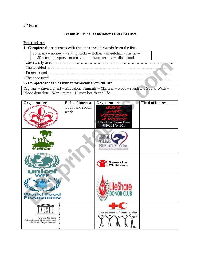 Module 6 Lesson 4 worksheet