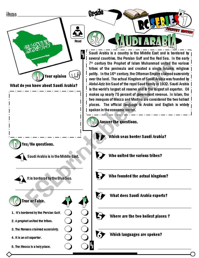 RC Series_Level 01_Country Edition_52 Saudi Arabia (Fully Editable + Key)