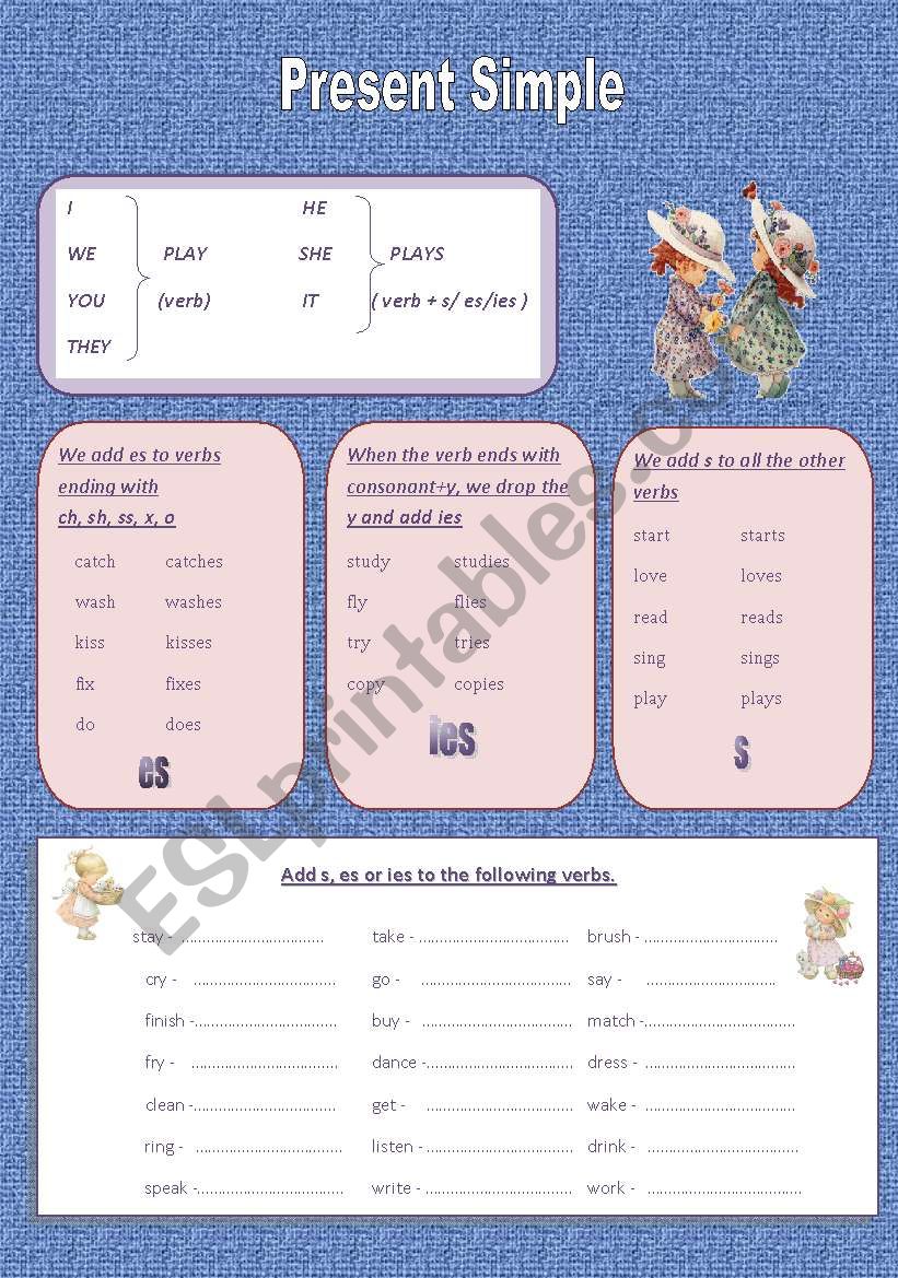 Present Simple worksheet