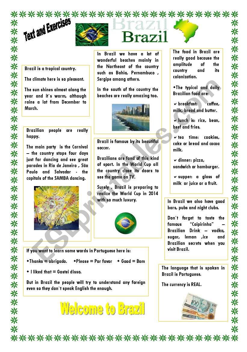 brazil-esl-worksheet-by-miriamgoshinha