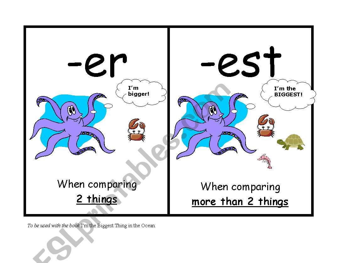 Superlative and Comparative poster