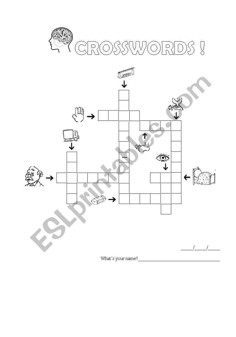 crosswords worksheet