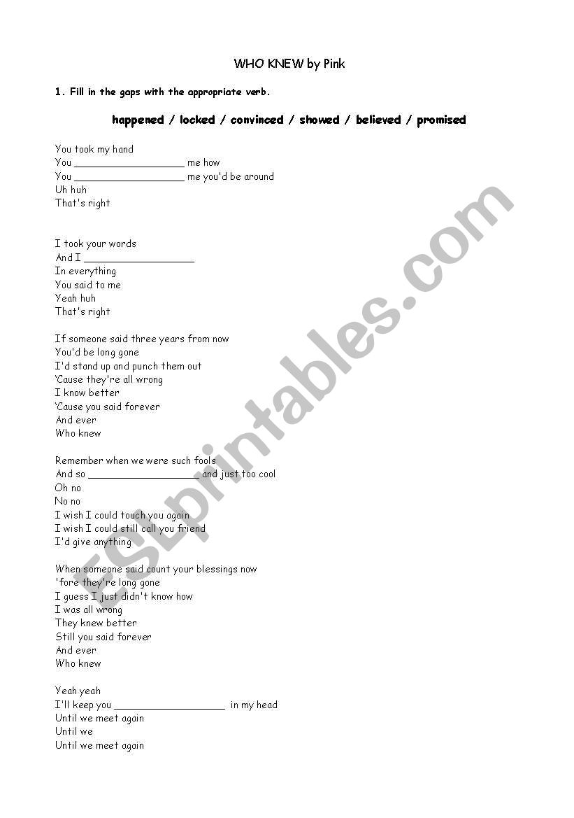 Past tense: regular and irregular verbs pronunciation