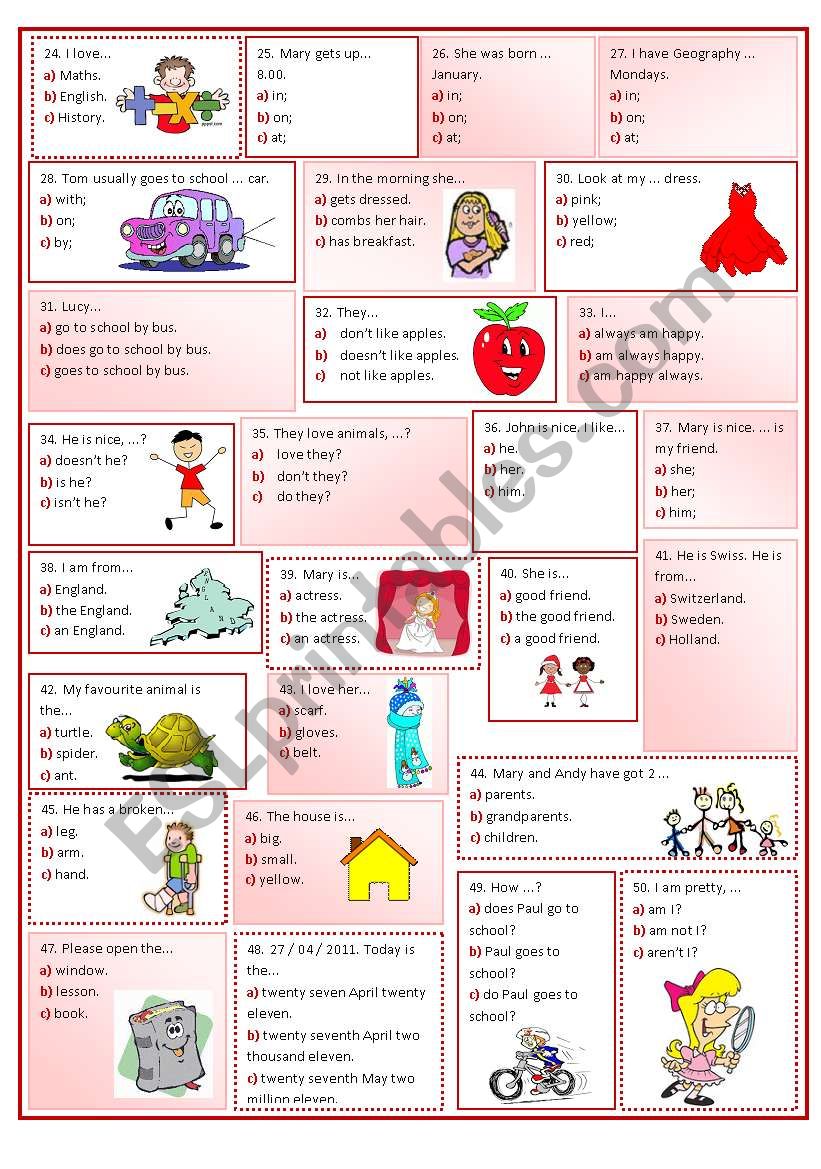 Revision worksheet part 2 worksheet