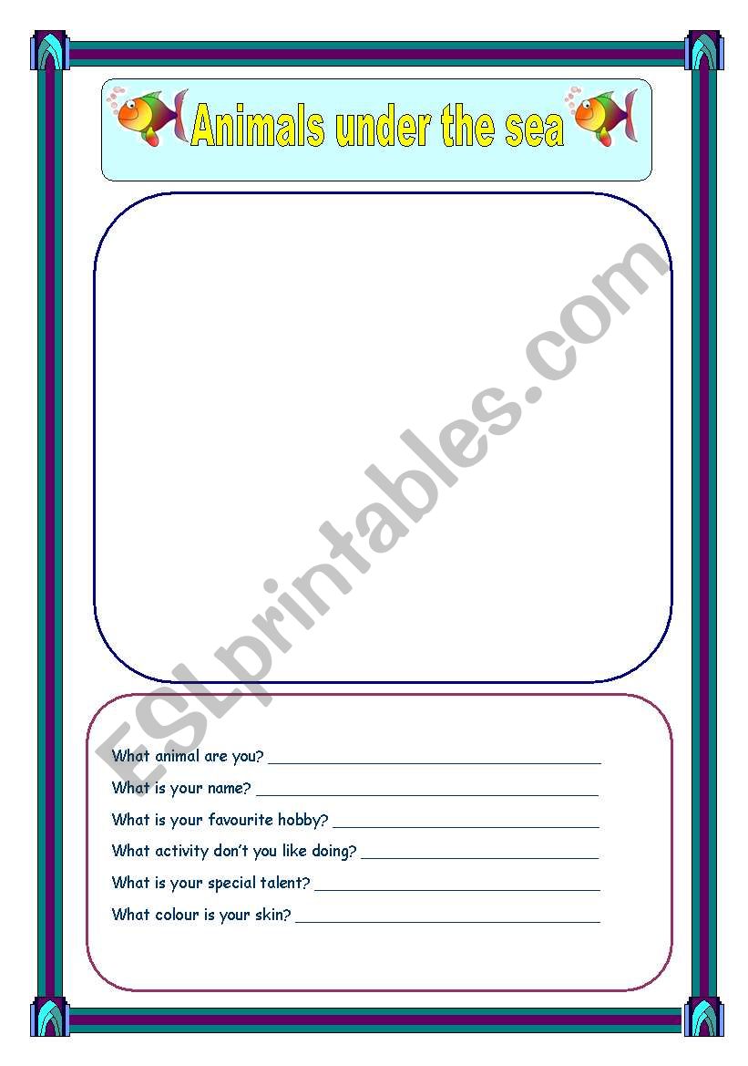 create drawing worksheet