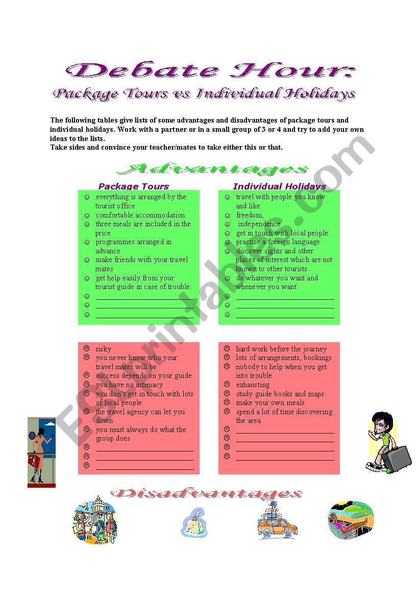 Debate Hour: Package Tours vs Individual Holidays